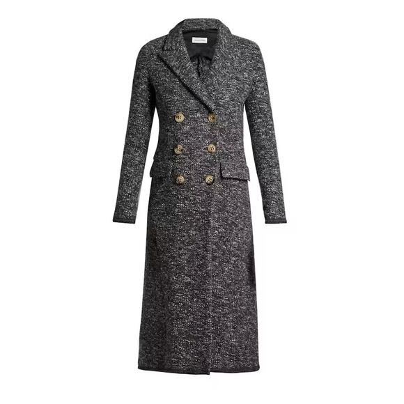 Isabel Marant Etoile Overton Boucle Wool Coat Size 38 EU 6 US - Picture 2 of 6